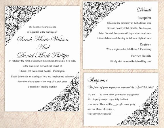 Wedding Invitation Template for Word Fresh Wedding Card Template Word Templates Data