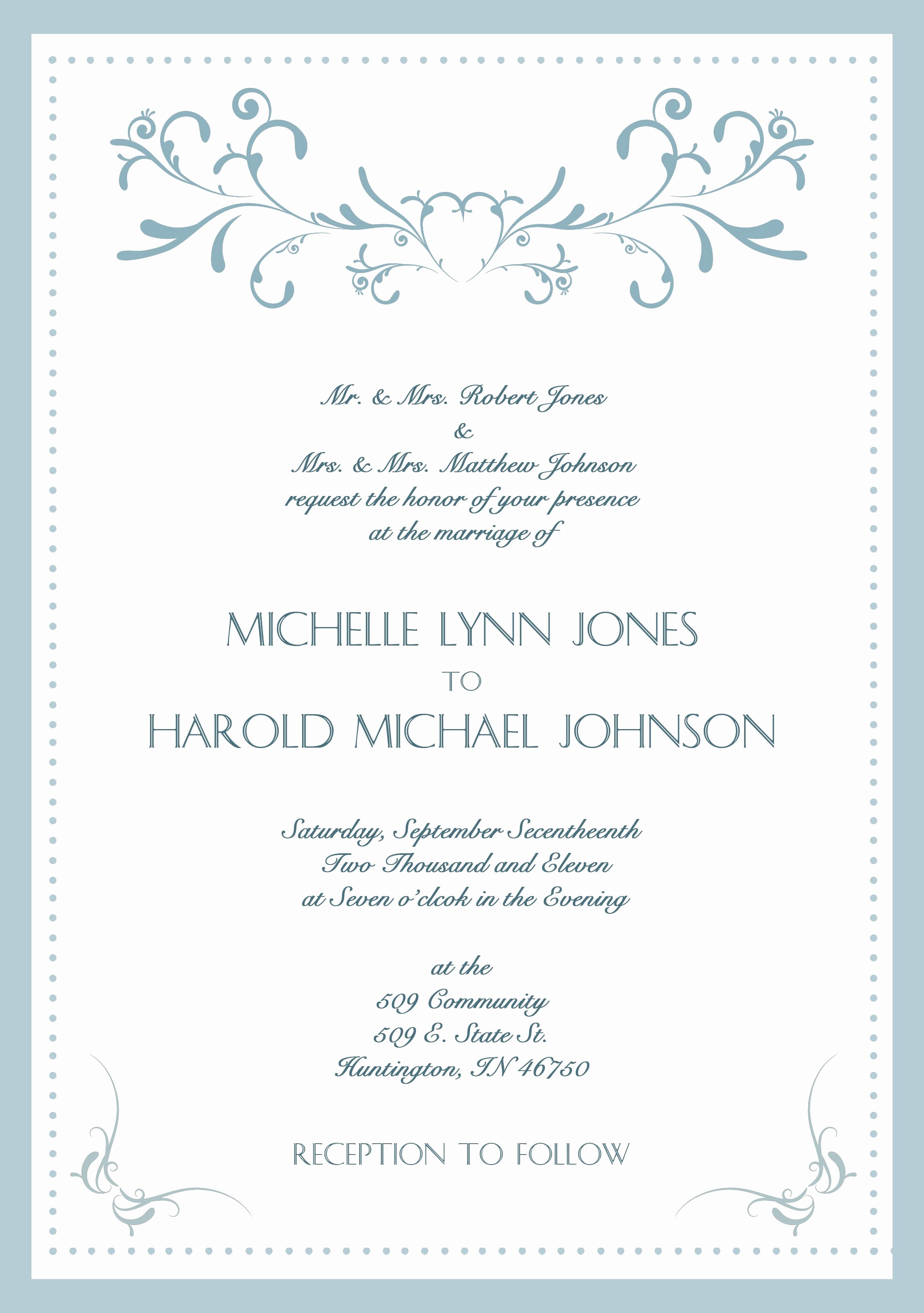 Wedding Invite Template Word Fresh Wedding Invitation Card Template Word