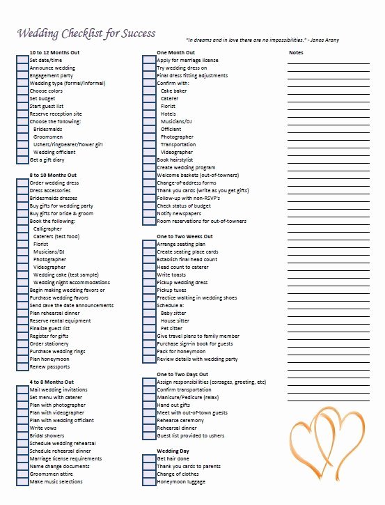 Wedding Planner Checklist Template Inspirational Free Excel Wedding Planning Checklist Template