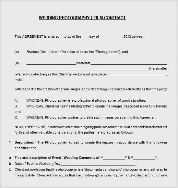 Wedding Videographer Contract Template Awesome 94 Videographer Contract Sample Pleasant Videography