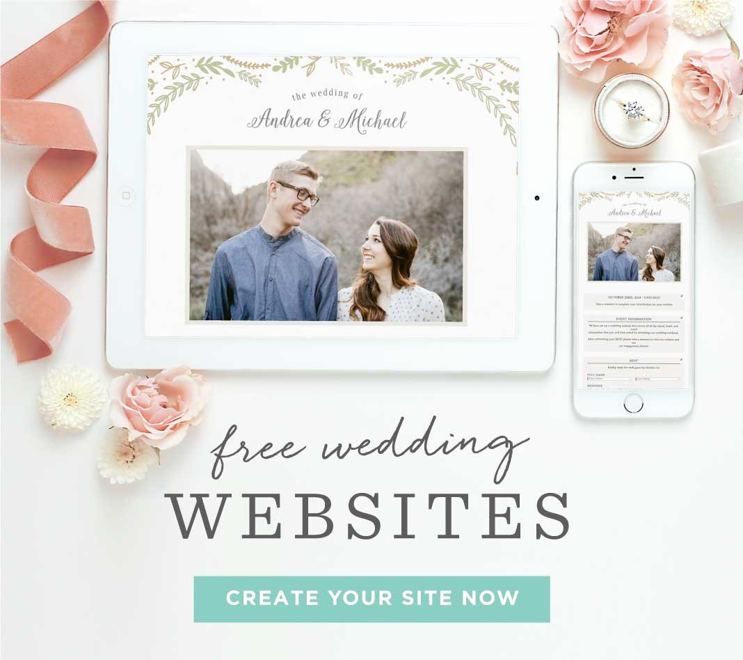 Wedding Website Template Free Beautiful Invitations Announcements and Cards