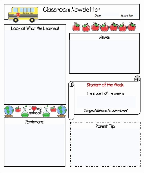 Weekly Classroom Newsletter Template New Best 25 Kindergarten Newsletter Ideas On Pinterest