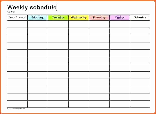 Weekly Cleaning Schedule Template Beautiful Monthly Itinerary format Template Schedule Excel Download
