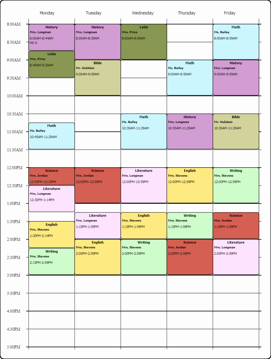 Weekly College Schedule Template Fresh Pin by Laurie Randall On Kids School Pinterest