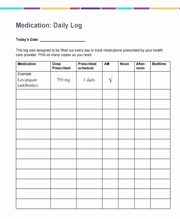 Weekly Medication Schedule Template Best Of Weekly Medication Chart Template Printable – Ocsports