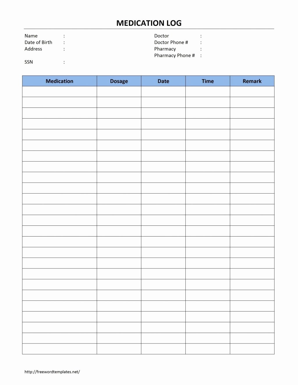 Weekly Medication Schedule Template New Sheet Free Medication Administration Record Template Excel