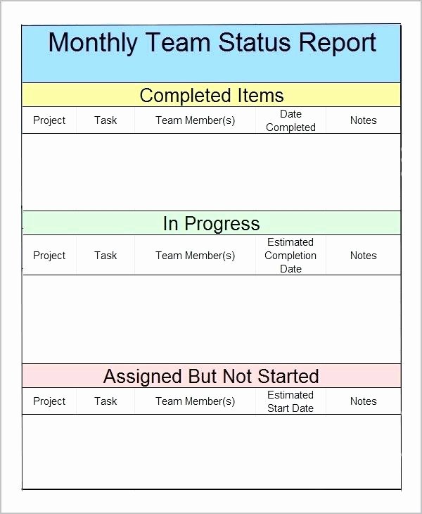 Weekly Project Status Report Template Best Of Project Status Report Template Executive Progress Ideas