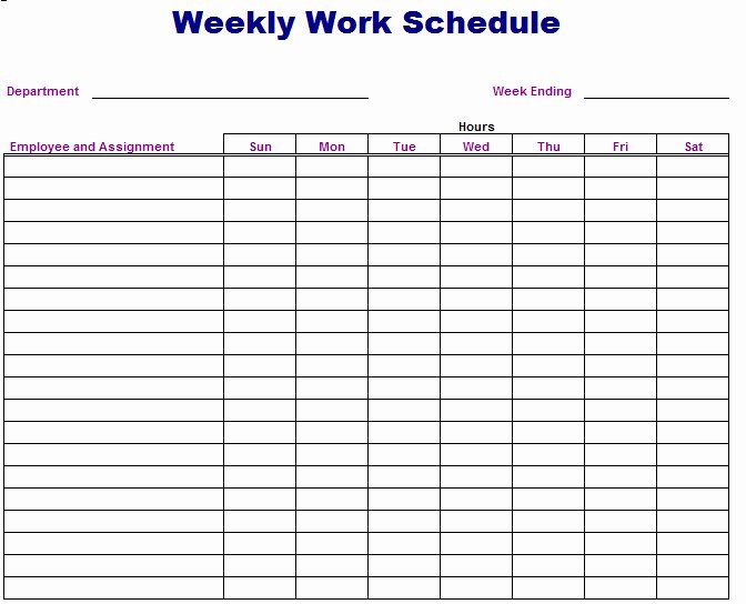 Weekly Report Template Excel Best Of Production Schedule Template In Excel