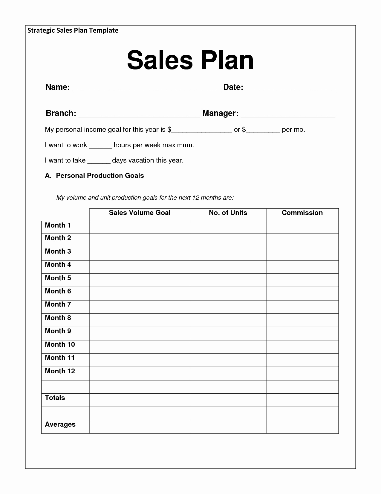 Weekly Sales Plan Template Elegant Sales Plan Templates Word Excel Samples