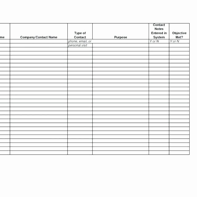 Weekly Sales Plan Template Fresh Excel Call Log Template – Buildingcontractor