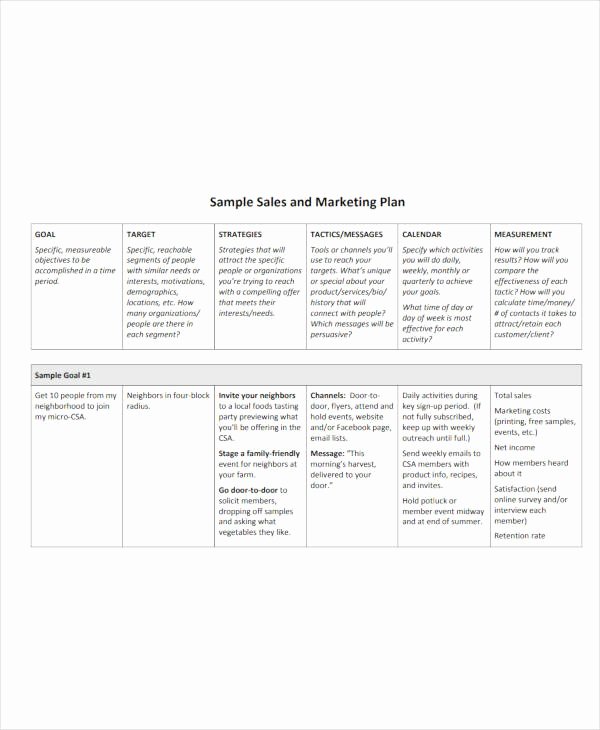 Weekly Sales Plan Template Lovely 9 Weekly Sales Plan Templates Pdf Word Apple Pages