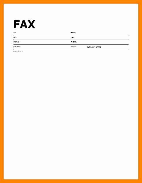 Word Doc Cover Letter Template Elegant Free Fax Cover Sheet Template Download