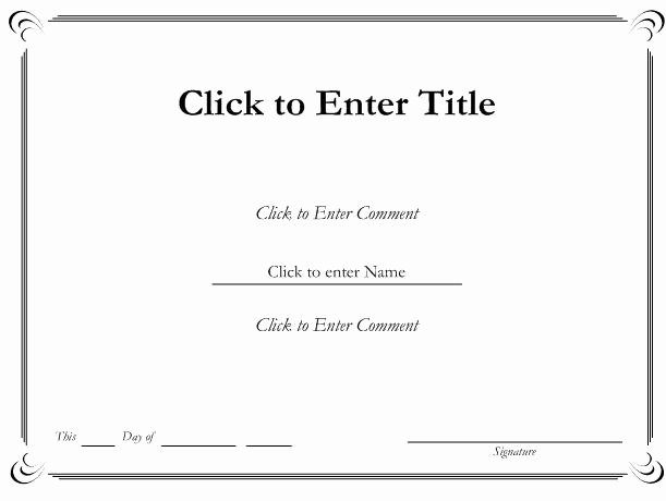 Word Template Gift Certificate Beautiful Ms Word Printable Certificate Templates