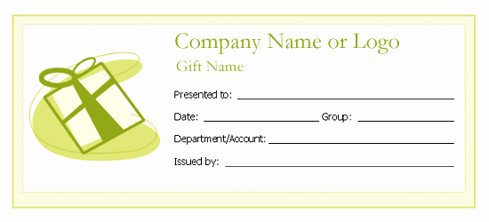Word Template Gift Certificate Inspirational Free Gift Certificate Templates – Microsoft Word Templates