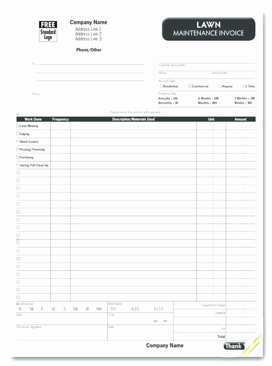 Work order Invoice Template Best Of Puter Repair Service Invoice Template Word Maintenance