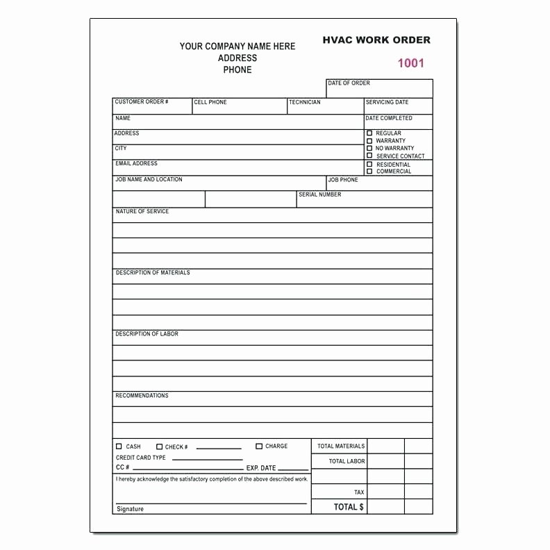 Work order Invoice Template Luxury Invoice Template 6 Free Sample Example format Download