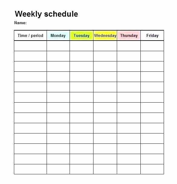 Work Shift Schedule Template New Microsoft Word Work Week Calendar Template Weekly Schedule