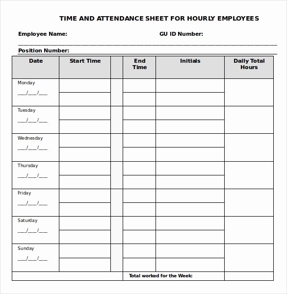 Work Time Sheet Template Elegant 22 Employee Timesheet Templates – Free Sample Example