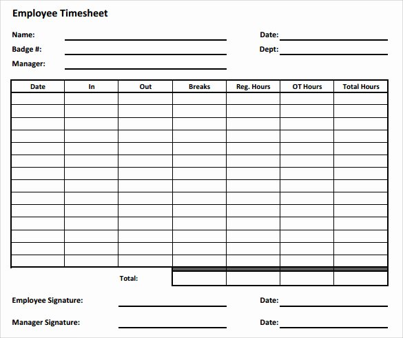 Work Time Sheet Template New 9 Sample Employee Timesheet Calculator Templates