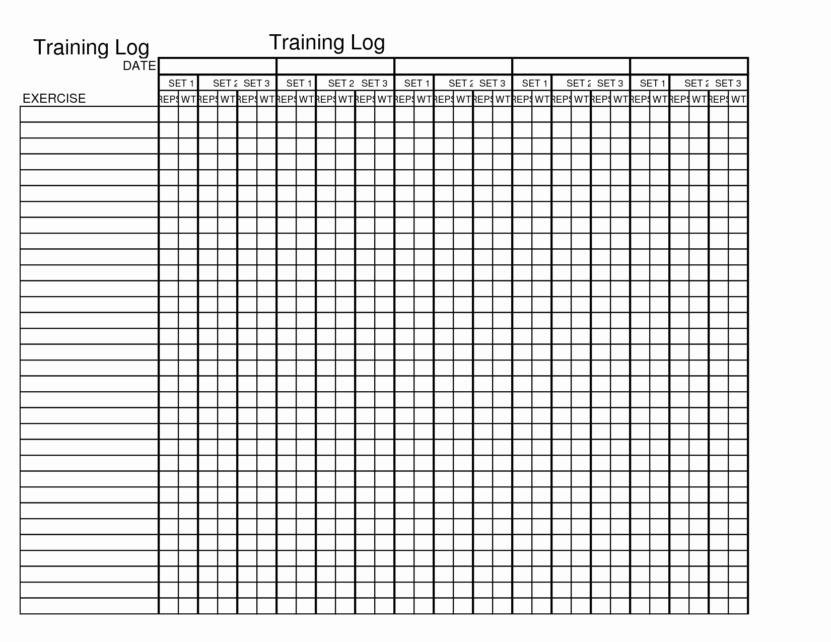Workout Spreadsheet Excel Template Awesome 27 Of Weight Lifting Spreadsheet Template Blank