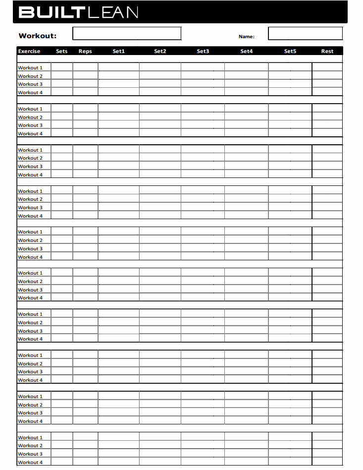 Workout Spreadsheet Excel Template Fresh Gym Workout Log Template In Latex Tex Latex Stack Exchange