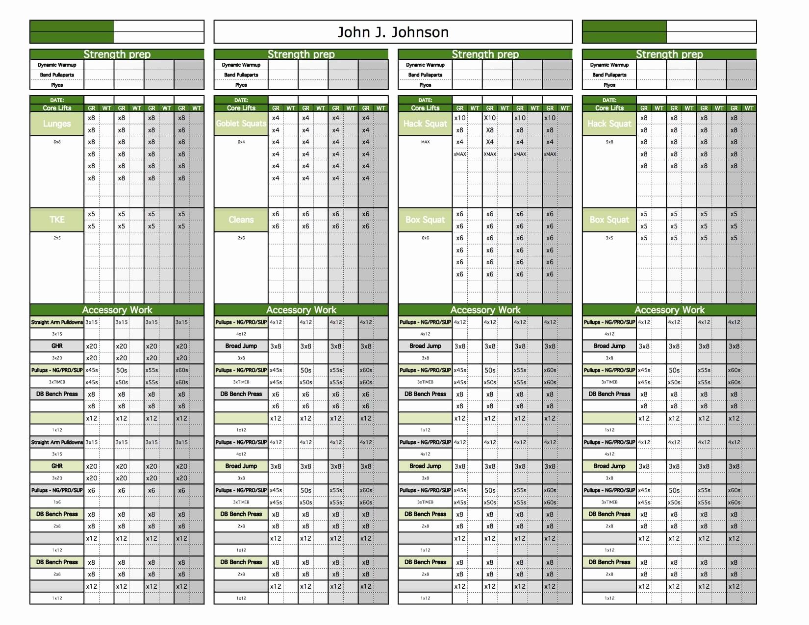 Workout Spreadsheet Excel Template New Personal Training Excel Spreadsheet Spreadsheet Downloa