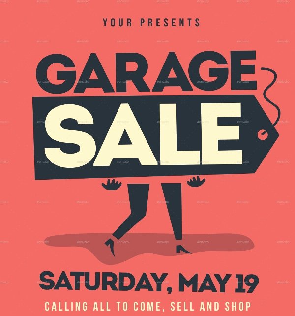 Yard Sale Flyer Template Awesome 27 Yard Sale Flyer Templates