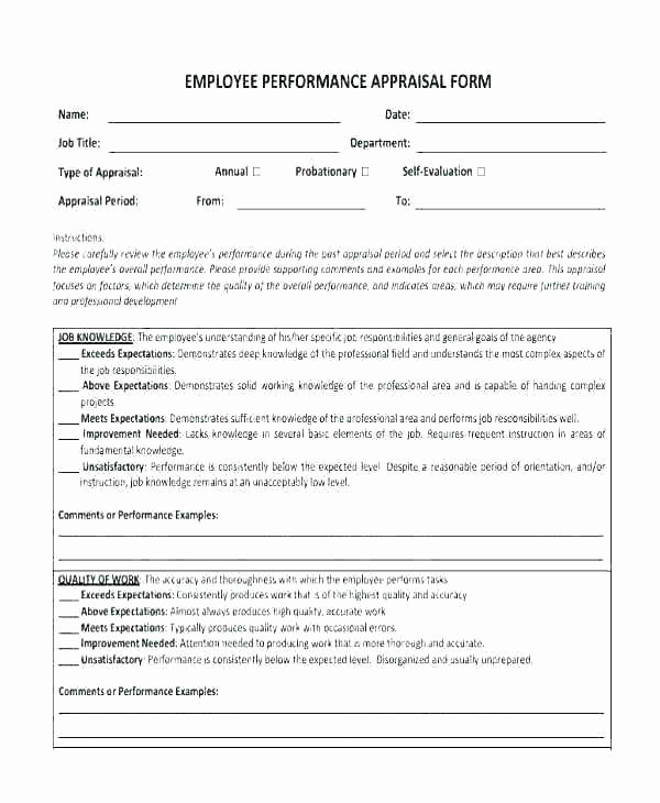 Year End Review Template Best Of Year End Performance Review Template Annual Performance