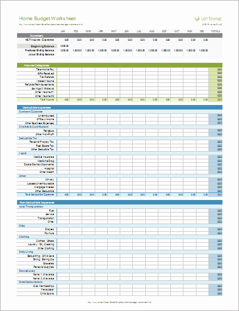 Yearly Budget Template Excel Free Lovely 8 Best Of Excel Blank Bud Worksheet Printable